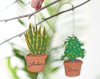 Personalised House Plant Decoration