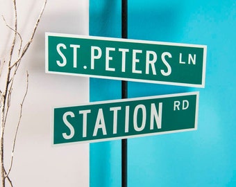 Personalised New York Metal Street Sign