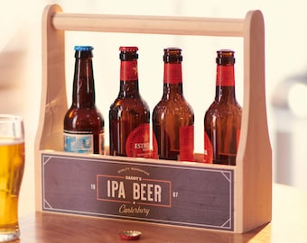 Personalised Beer Crate Holder