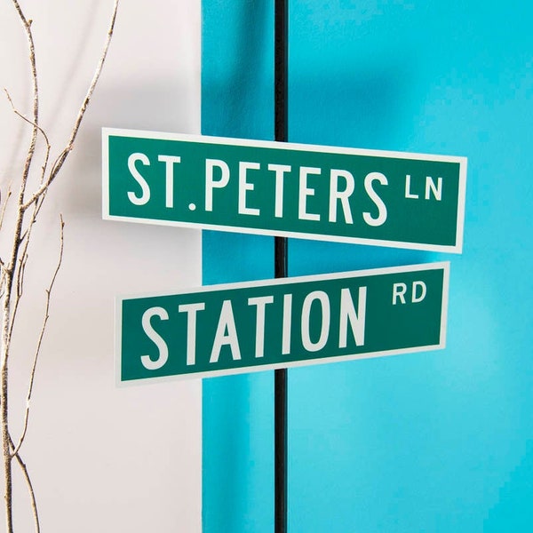 Personalised New York Metal Street Sign