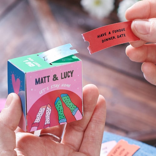 Personalised Couples Movie Night Dispenser Etsy UK