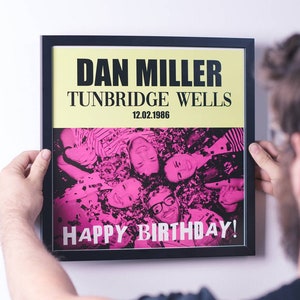 Personalised Record Sleeve Framed Music Print