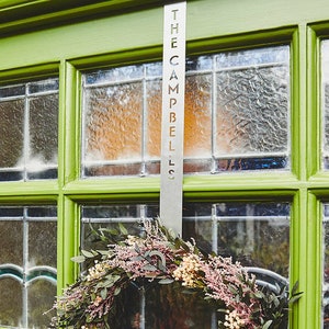 Personalisierte Metall Weihnachtstür Kranz Kleiderbügel