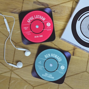 Porta-copos de vinil personalizado para bebidas