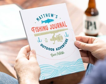 Personalised Fishing Log Notebook