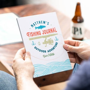 Personalised Fishing Log Notebook