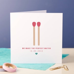 Biglietto d'auguri personalizzato per l'anniversario perfetto