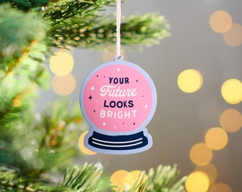 Magical Crystal Ball Christmas Hanging Decoration