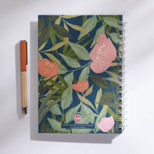 Personalised Garden Flowers Notebook image 3