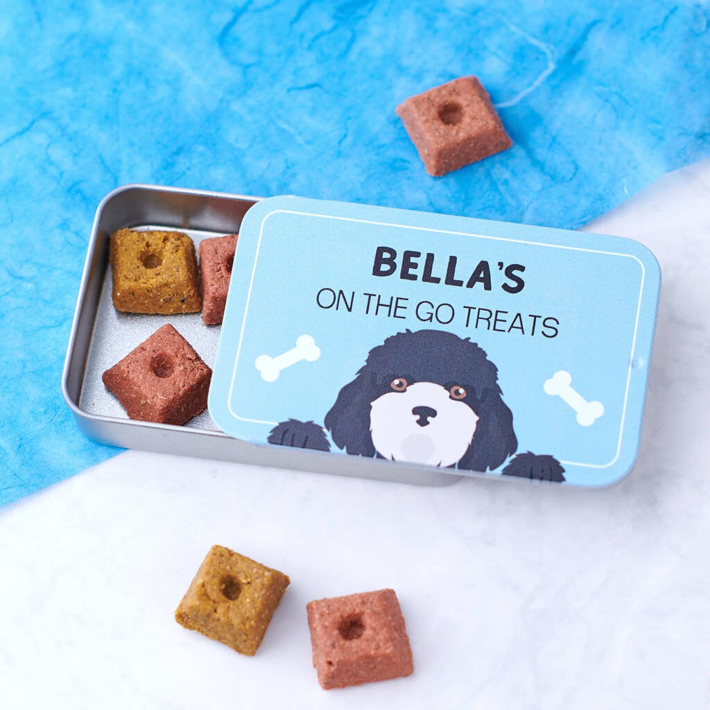 Personalised Dog Breed Treat Tin