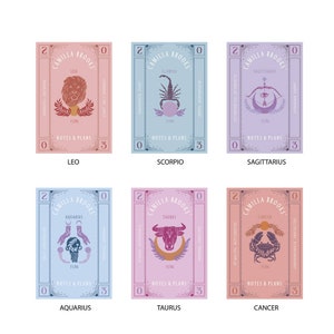 Personalised Zodiac Star Sign Notebook image 5