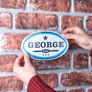 Personalised Metal Rugby Sign