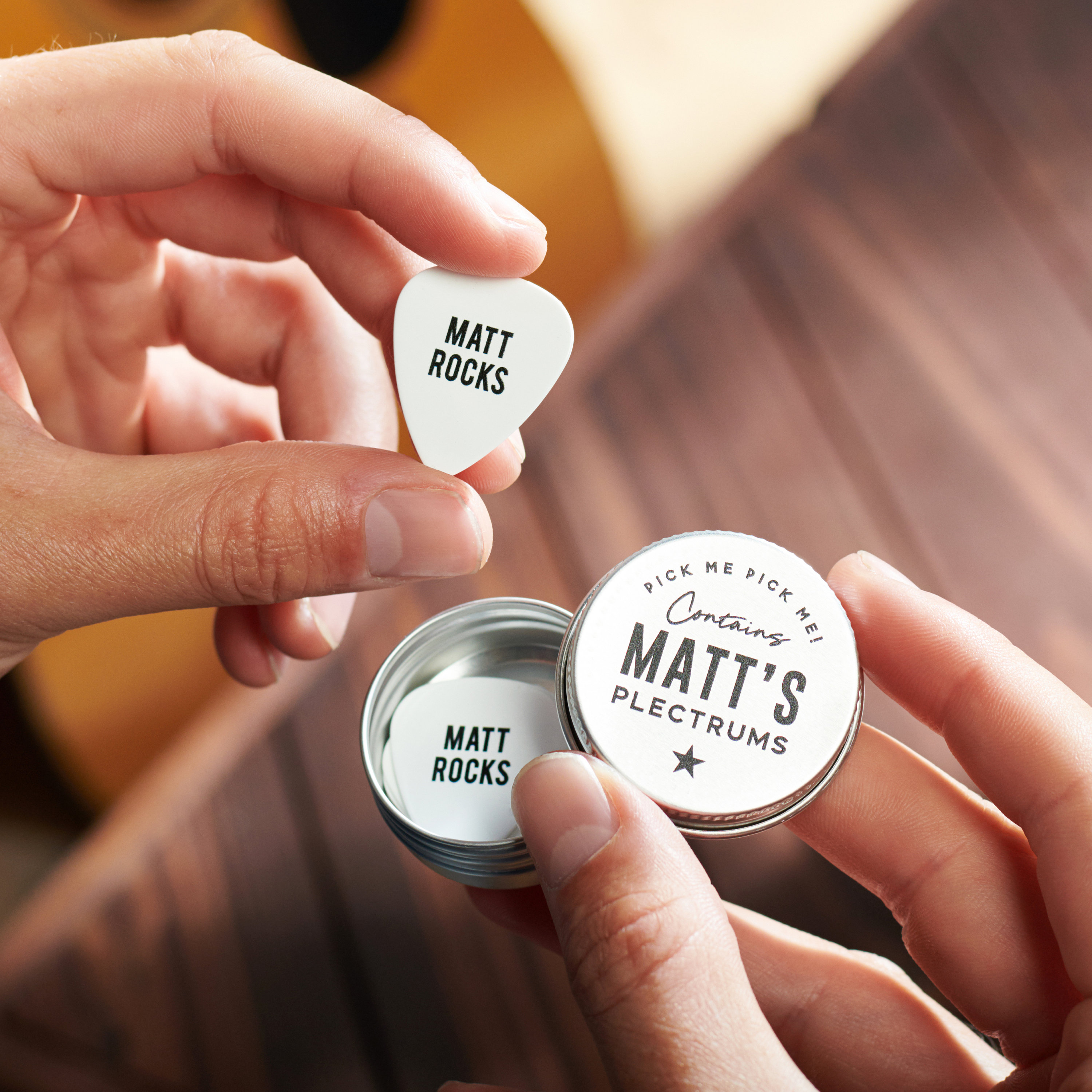 Personalised Guitar Plectrums