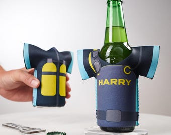 Personalised Scuba Diving Shirt Can Cooler