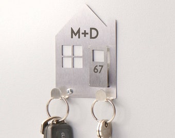 Porte-clés personnalisé pour nouveaux couples de maison
