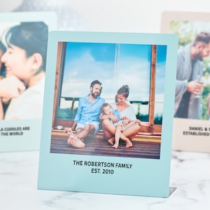 Personalised Pastel Metal Photo Print