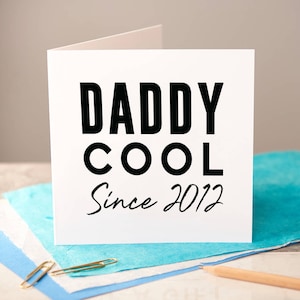 Gepersonaliseerde verijdelde papa coole vaderdagkaart