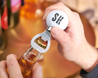 Personalised Golf Ball Bottle Opener