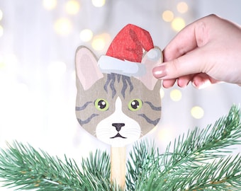 Personalised Cat Breed Tree Topper