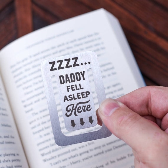 Bookmark - Personalized - Fell asleep here Bookmark - Personalized - Fell asleep here