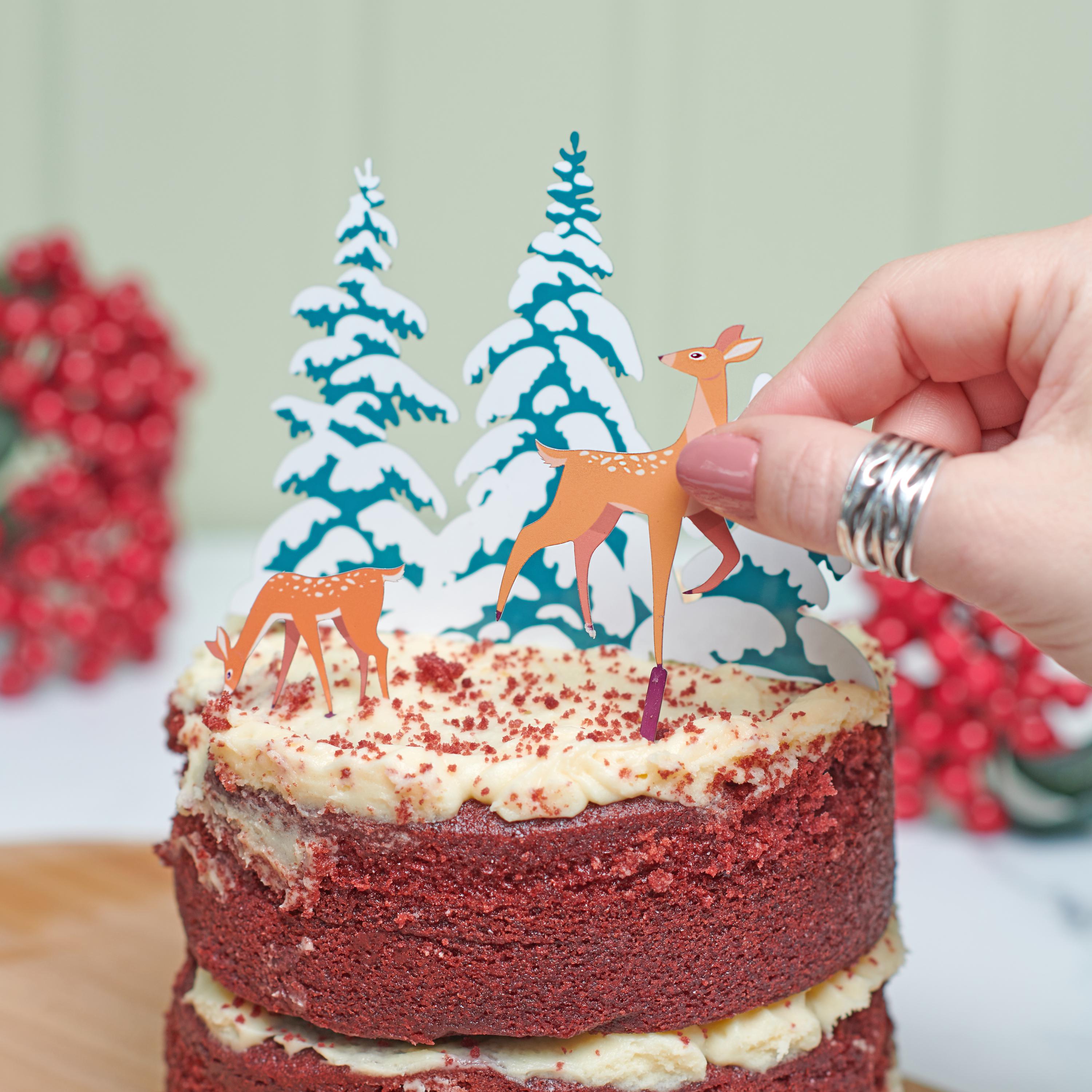 13 topper per torte di Natale, decorazione per torte di Natale, decorazione per cupcake, decorazioni natalizie, stuzzicadenti, bandiere per decorazioni da forno, Natale, tavolo