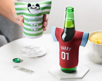 Personalised Football Shirt Can Cooler