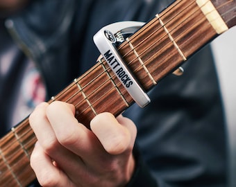 Personalised Metal Guitar Capo