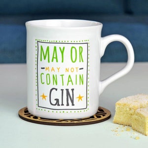 May Contain Gin Ceramic Mug zdjęcie 2