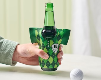 Personalised Golf Shirt Can Cooler