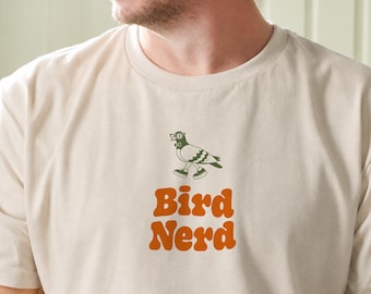 Bird Nerd Cotton T Shirt