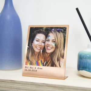 Personalised Solid Copper Photo Print image 4