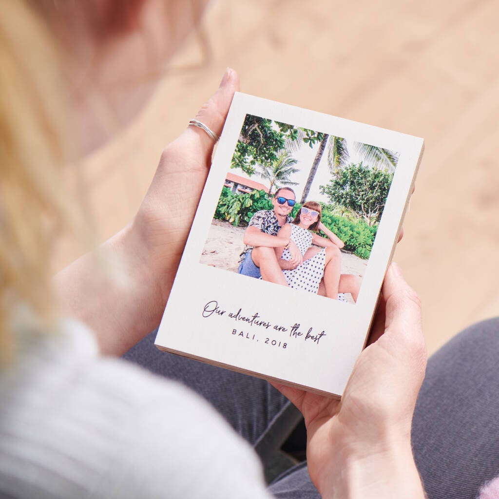 Bloc Photo Personnalisé de Bouleau Blanchi à La Chaux