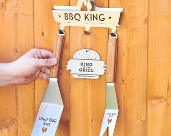 Personalised BBQ Rack And Matching Tools