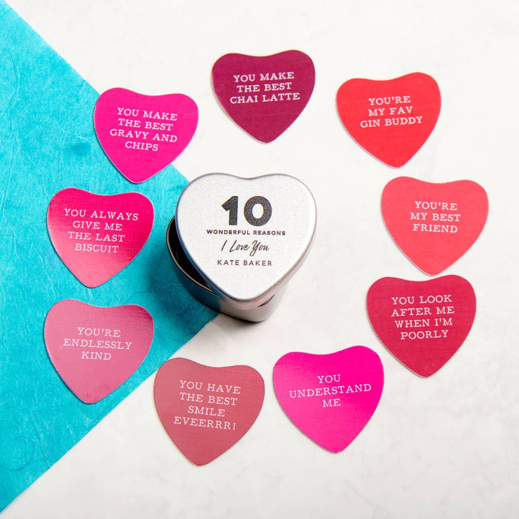 Personalised 10 Reasons Why You Are My Friend Tin