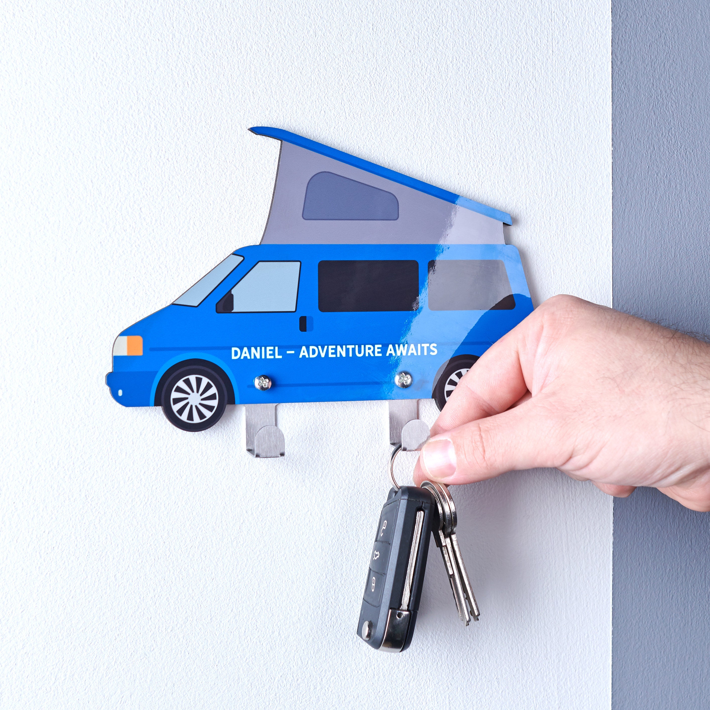 Caravan Key Rack Personalised Campervan Key Hook - Etsy