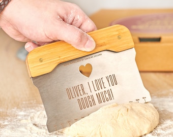 Personalised Couples Dough Scraper