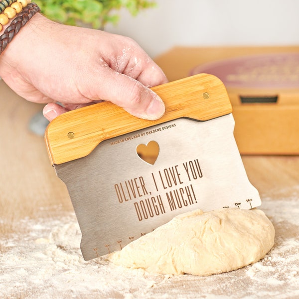 Personalised Couples Dough Scraper