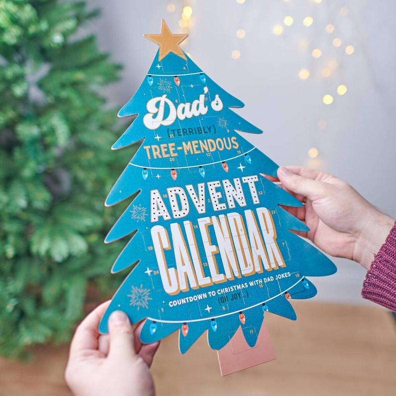 Personalised Funny Dad Joke Advent Calendar image 1