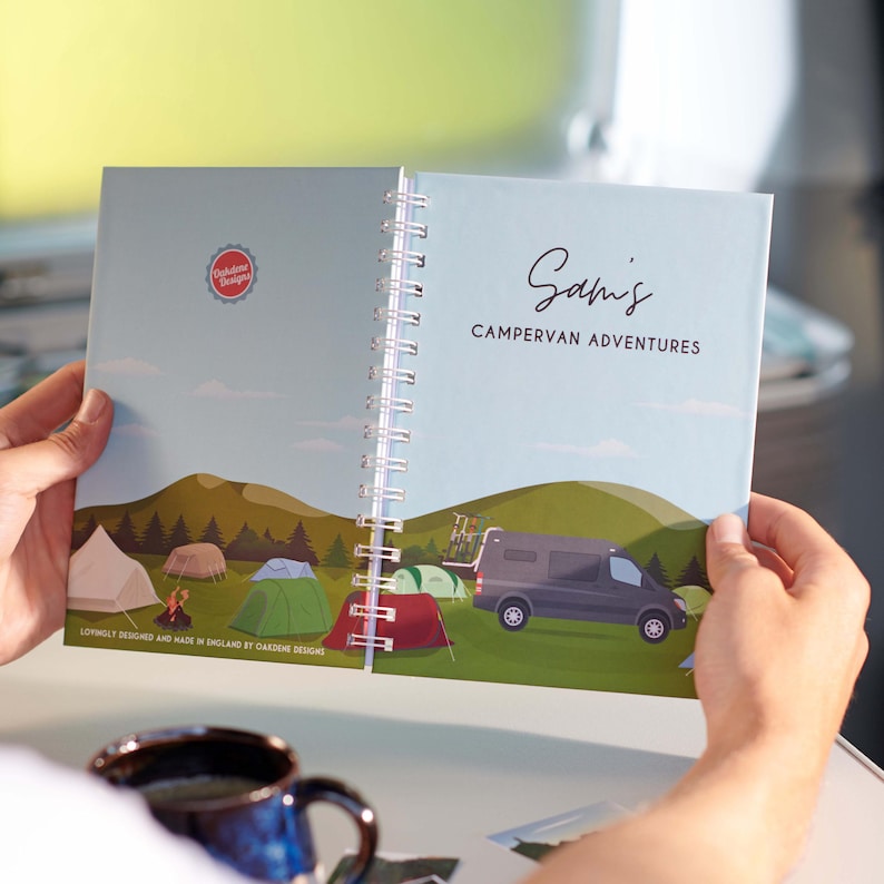 Personalised Campervan & Motorhome Travel Journal Notebook image 3