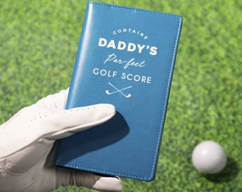 Personalised Golf Score Card Holder