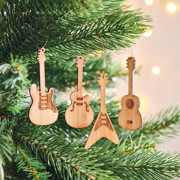 Bamboo Guitar Decorations