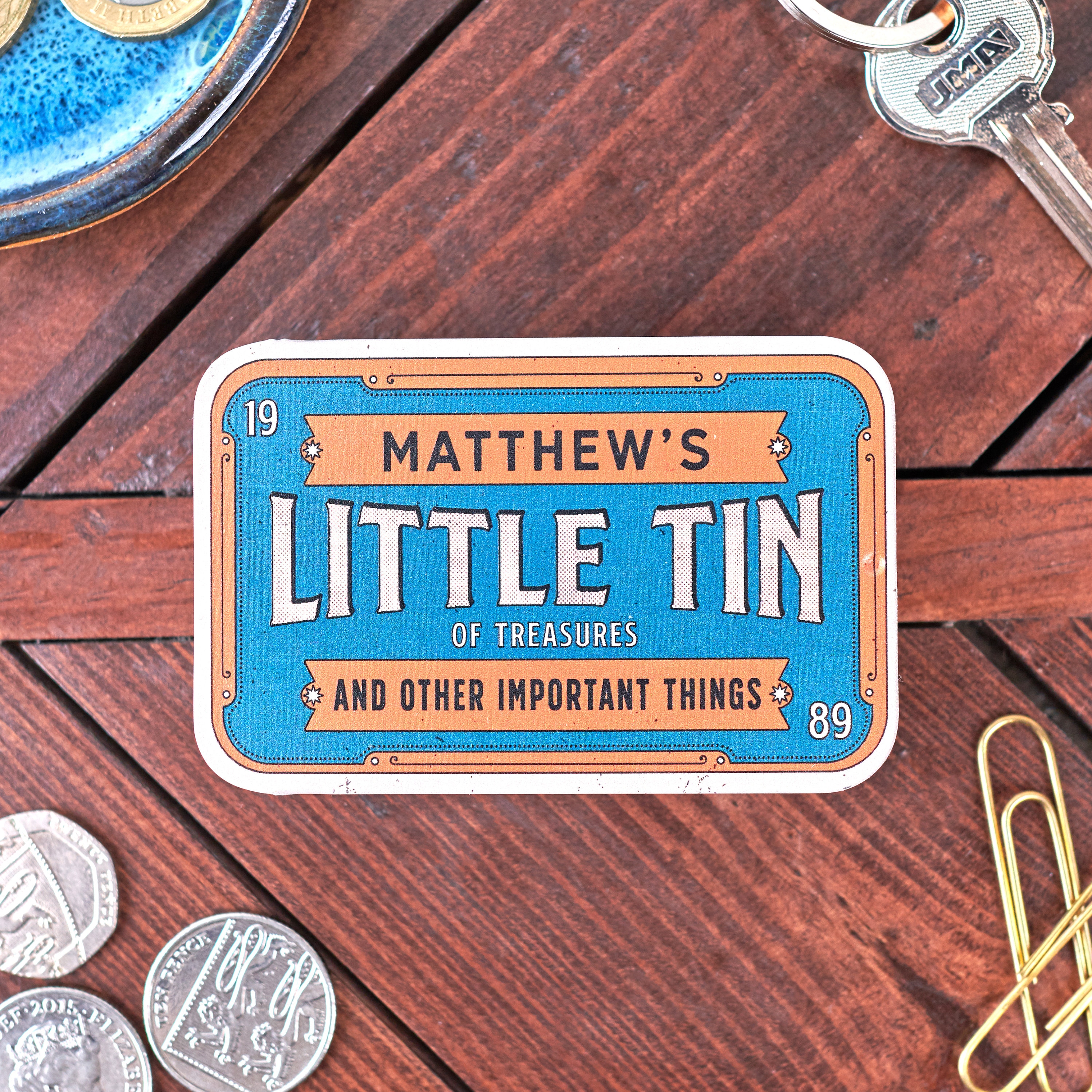 Personalised Pocket Tin