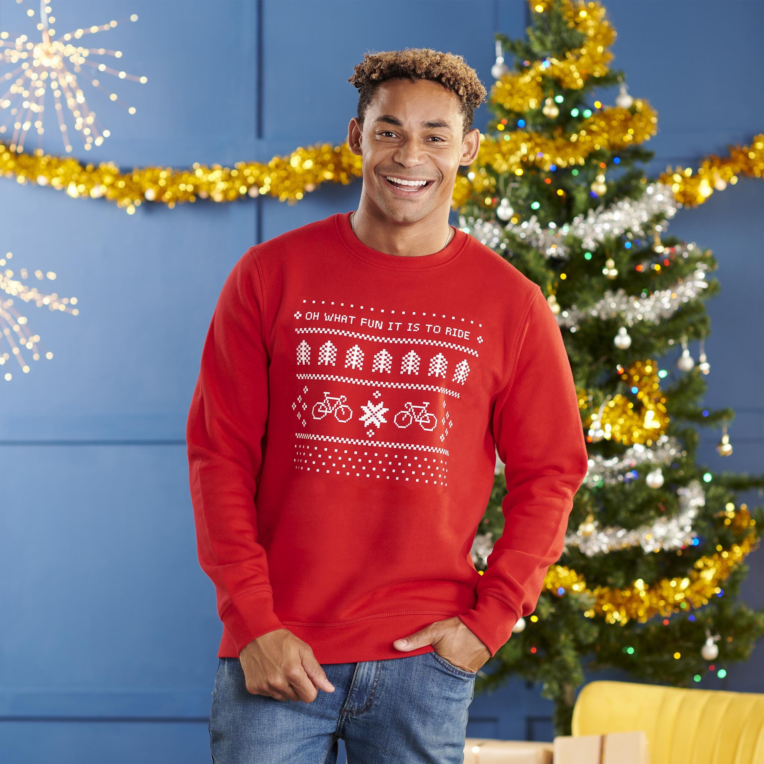 Christmas jumper cycling jersey hotsell