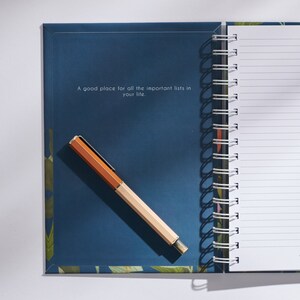 Personalised Garden Flowers Notebook image 2