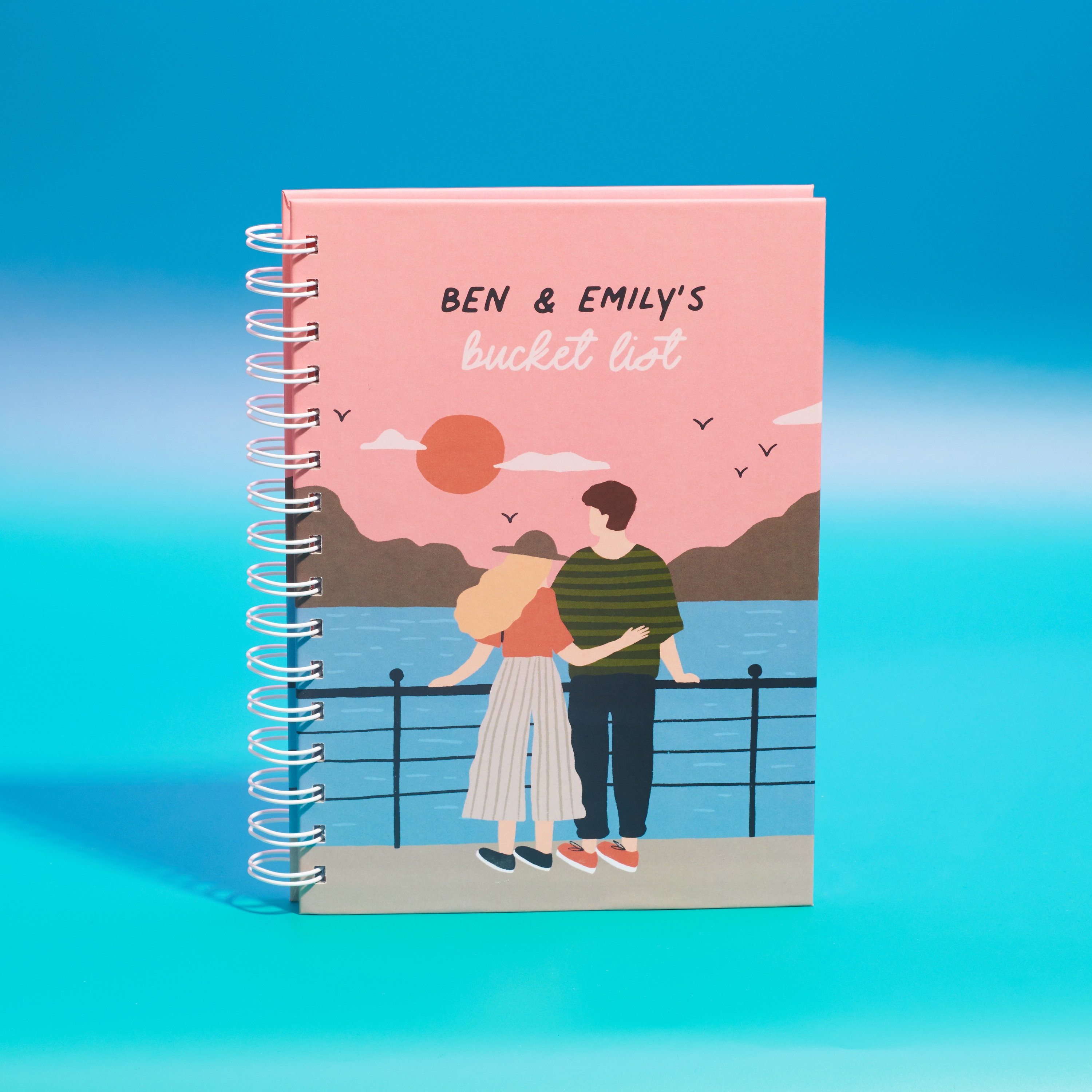 Personalised Couple Bucket List Journal Etsy UK