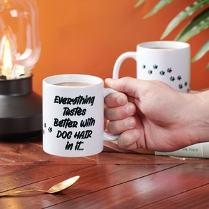 Lustiger Hund Becher, Hundehaar Geschenk, humorvoller Becher, Haustier-Liebhaber-Geschenk, Hundebesitzer-Geschenk, lustiges Geschenk, Hundehaar-Becher, lustiger Haustier-Becher, lustiges Hunde-Liebhaber-Geschenk
