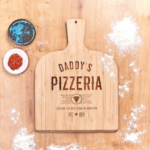Personalisiertes Bambus-Pizzabrett