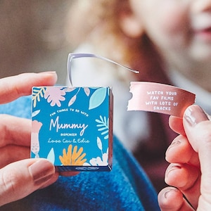 Personalised Fun Things To Do With Mummy Dispenser