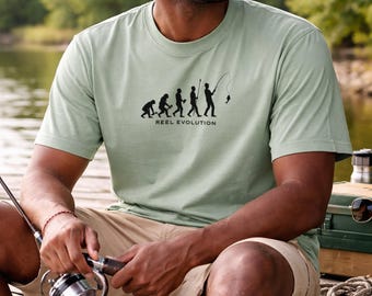Camiseta de algodón Reel Evolution para pesca
