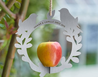Personalised Couples Bird Feeder